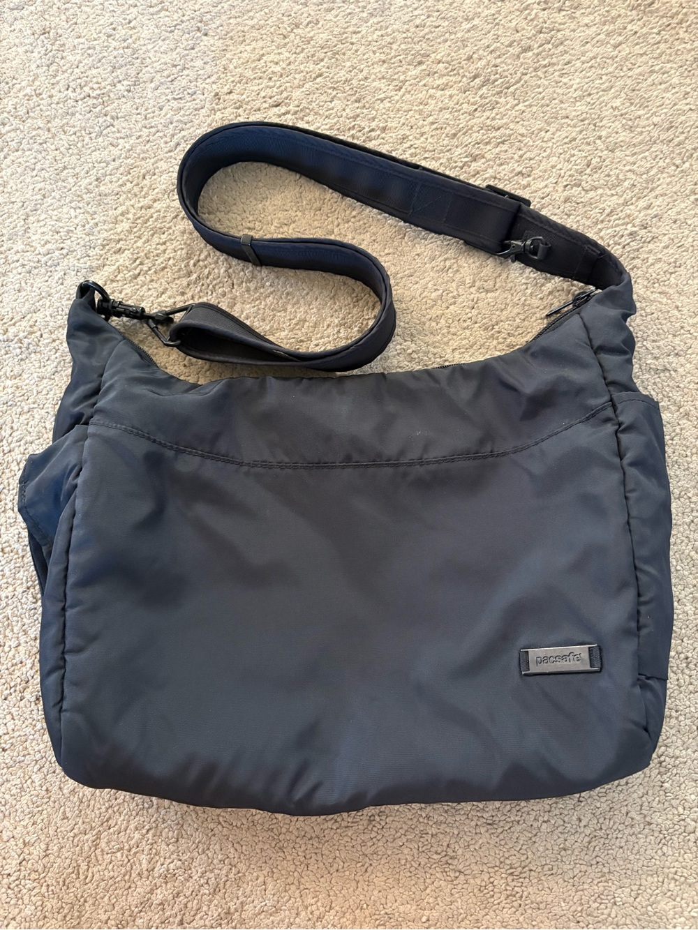 Pacsafe Black Crossbody Travel Bag
